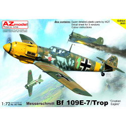 AZ Model 7848 Messerschmitt Bf-109E-7/Trop Croatian Eagles 1:72 Model Kit