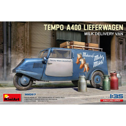 Miniart 38057 Tempo A400 Lieferwagen Milk Delivery Van 1:35 Model Kit