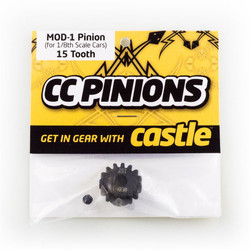 Castle Creations CC PINION 15 Tooth - MOD1 5mm shaft CC6509