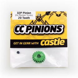 Castle Creations CC PINION (Aluminium) 20t - 32 Pitch 5mm shaft CC6502