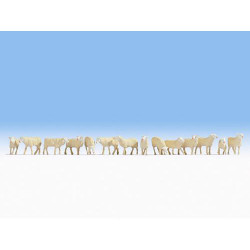 NOCH Sheep (14) Figure Set HO Gauge Scenics 15749