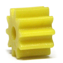 NSR Soft Plastic Yellow Pinion 10 SW No Friction 6.75mm (4) NSR7210