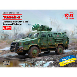 ICM 35014 Kozak-2 Ukrainian MRAP-Class Armoured Vehicle 1:35 Model Kit