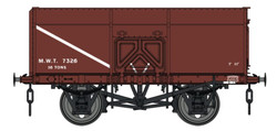 Dapol 14t Slope Sided Mineral Wagon Bauxite MWT 7326 O Gauge 7F-041-001