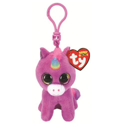 Ty Rosette Purple Unicorn - Boo - Key Clip 35238
