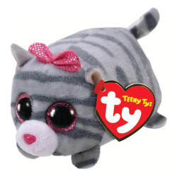 Ty Cassie Grey Cat - Teeny Ty - Reg 42312