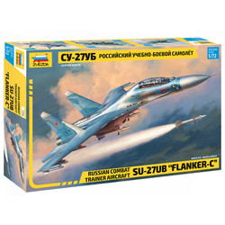 ZVEZDA 7294 Sukhoi SU-27UB 1:72 Aircraft Model Kit