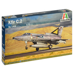 ITALERI 1408 Kfir C.2 IAF 1:72 Aircraft Model Kit