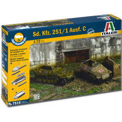 ITALERI Sd. Kfz. 251/1 Ausf C 7516 1:72 Military Model Kit