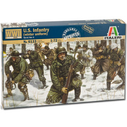ITALERI WWII US Infantry (winter uniform) 6133 1:72 Model Kit