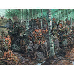 ITALERI German Elite Troops WWII 6068 1:72 Model Kit Figures