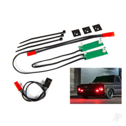 Traxxas LED light set, front, complete (red) (includes light harness, power harness, zip ties (9)) 9496R
