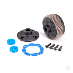 Traxxas Differential with steel ring gear / side cover plate / gasket / x-rings (2) / 2.5x10mm BCS (4) 9481