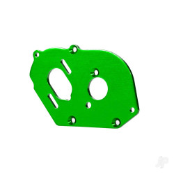 Traxxas Plate, motor, 6061-T6 Aluminium (green-anodised) (4mm thick) / 3x10mm CS with split and flat washer (2) 9490G