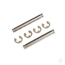 Traxxas Suspension pins, 23mm hard chrome (2 pcs) / E-clips (4 pcs) 2635