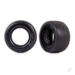 Traxxas Tyres, rear (smoke) (2) 9471X