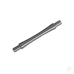 Traxxas Axle, wheelie bar, 6061-T6 aluminium (grey-anodised) (1)/ 3x12 BCS (with threadlock) (2) 9463