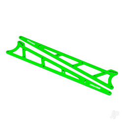 Traxxas Side plates, wheelie bar, green (Aluminium) (2) 9462G