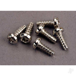 Traxxas Screws, 3x8mm roundhead self-tapping (6 pcs) 2682