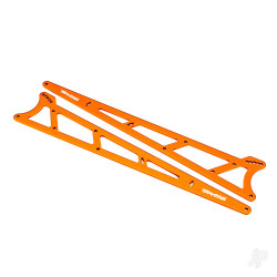 Traxxas Side plates, wheelie bar, orange (Aluminium) (2) 9462A