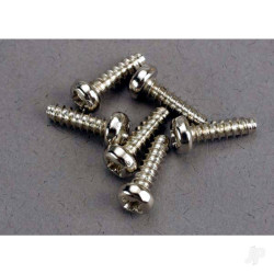 Traxxas Screws, 3x10mm roundhead self-tapping (6 pcs) 2675