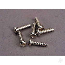 Traxxas Screws, 2.6x10mm roundhead self-tapping (6 pcs) 2673