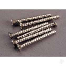 Traxxas Screws, 3x28mm countersunk self-tapping (6 pcs) 2652