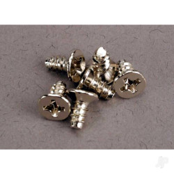 Traxxas Screws, 3x6mm countersunk self-tapping (6 pcs) 2653