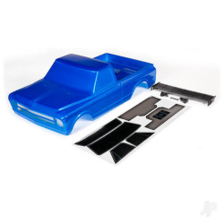 Traxxas Body, Chevrolet C10 (blue) (includes wing & decals) 9411X