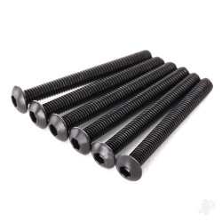 Traxxas Screws, 3x27mm button-head machine (hex drive) (6 pcs) 2616
