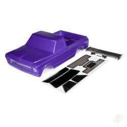 Traxxas Body, Chevrolet C10 (purple) (includes wing & decals) 9411P