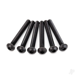 Traxxas Screws, 4x30mm button-head machine (hex drive) (6 pcs) 2598X
