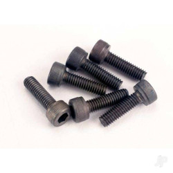 Traxxas Screws, 3x10mm cap-head machine (6 pcs) (no washer) 2587