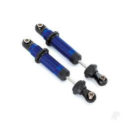 Traxxas Shocks, GTS, aluminium (Blue-anodised) (assembled with spring retainers) (2 pcs) 8260A