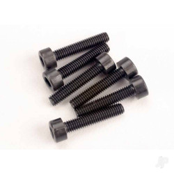 Traxxas Head screws, 3x15mm cap-head machine (hex drive) (6 pcs) (TRX 2.5) 2586