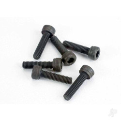 Traxxas Head screws, 3x12mm cap-head machine (hex drive) (6 pcs) (TRX 2.5, 2.5R, 3.3) 2584