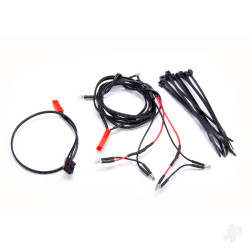 Traxxas LED light harness / power harness / zip ties (9) (fits #9311 body) 9380