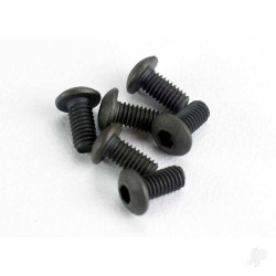 Traxxas Screws, 3x6mm button-head machine (hex drive) (6 pcs) 2575