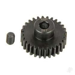 Radient Pinion Gear, 48P, Steel 28T A0228