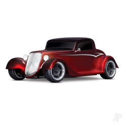 Traxxas Factory Five '33 Hot Rod Coupe 1:10 AWD Supercar, Red Fade (+ TQ 2-ch, XL-5, Titan 550) 93044-4-RED