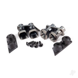 Traxxas Exhaust tips (2) / exhaust tip mounts (2) / 2.6X8 BCS (4) 9318