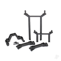 Traxxas Body mounts & posts, Front & Rear (complete Set) 8215
