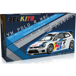 Belkits VW Polo R WRC Red Bull Car Model Kit 1:24 BEL005