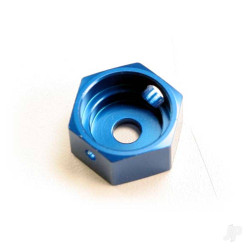 Traxxas Brake adapter, hex aluminium (Blue) (for T-Maxx Steel constant-velocity center driveshafts) 5165