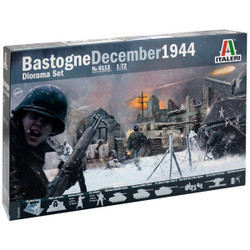 ITALERI Battle of Bastogne Dec 1944 Diorama Set 1:72 Figures Model Kit 6113
