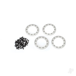 Traxxas Beadlock rings, satin (1.9in) (Aluminium) (4 pcs) / 2x10 CS (48) 8169