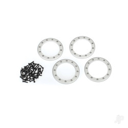 Traxxas Beadlock rings, satin (2.2in) (Aluminium) (4 pcs) / 2x10 CS (48) 8168