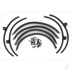 Traxxas Fender flares, front & rear (2 each) / flare mounts (4) / 2x8 CS (24) (fits #9211 body) 9227