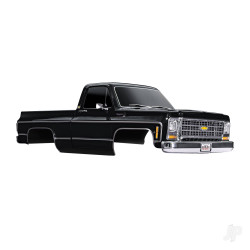 Traxxas Body, Chevrolet K10 Truck (1979), complete, black (painted, decals applied) (includes grille, side mirrors, door handles, windshield wipers, & clipless mounting) (requires #9288 inner fenders) 9212X