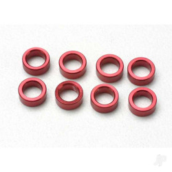 Traxxas Spacer, pushrod (Aluminium, Red) (use with 5318 or 5318X pushrod and 5358 progressive 2 rockers) (8 pcs) 5133